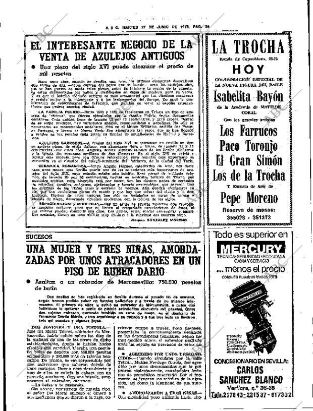 ABC SEVILLA 27-06-1978 página 45