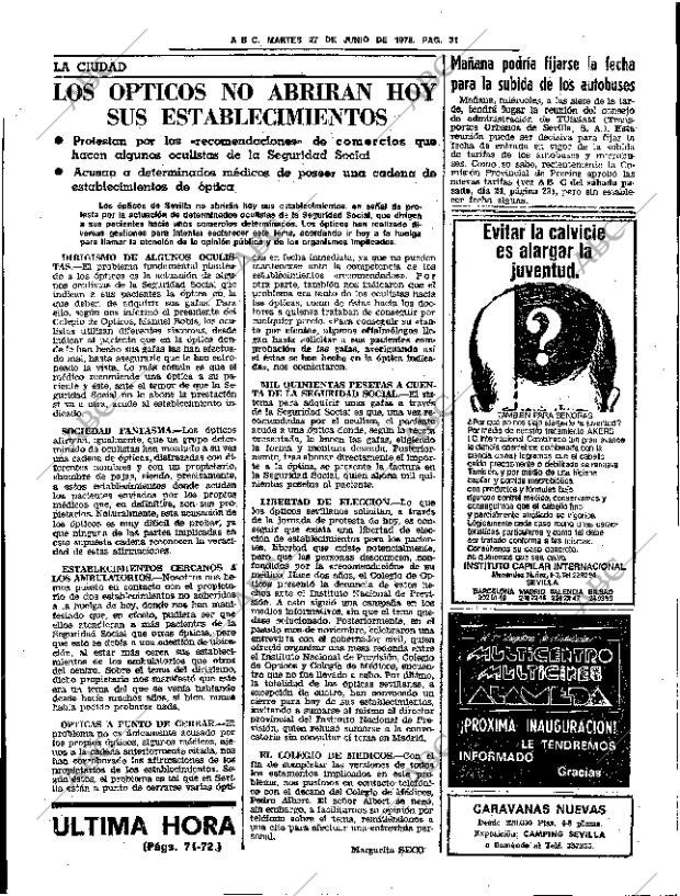 ABC SEVILLA 27-06-1978 página 47