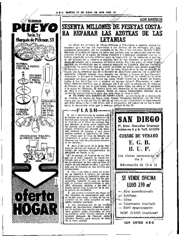 ABC SEVILLA 27-06-1978 página 50