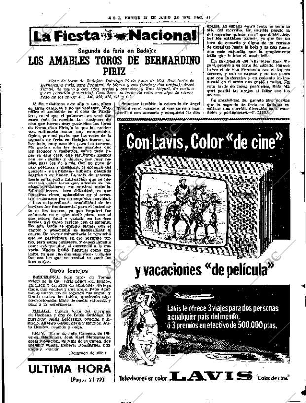 ABC SEVILLA 27-06-1978 página 57