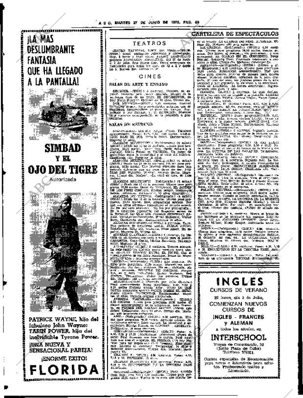 ABC SEVILLA 27-06-1978 página 74