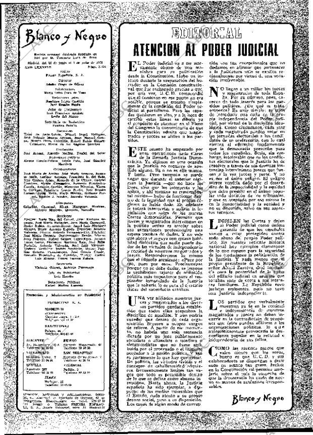 BLANCO Y NEGRO MADRID 28-06-1978 página 19