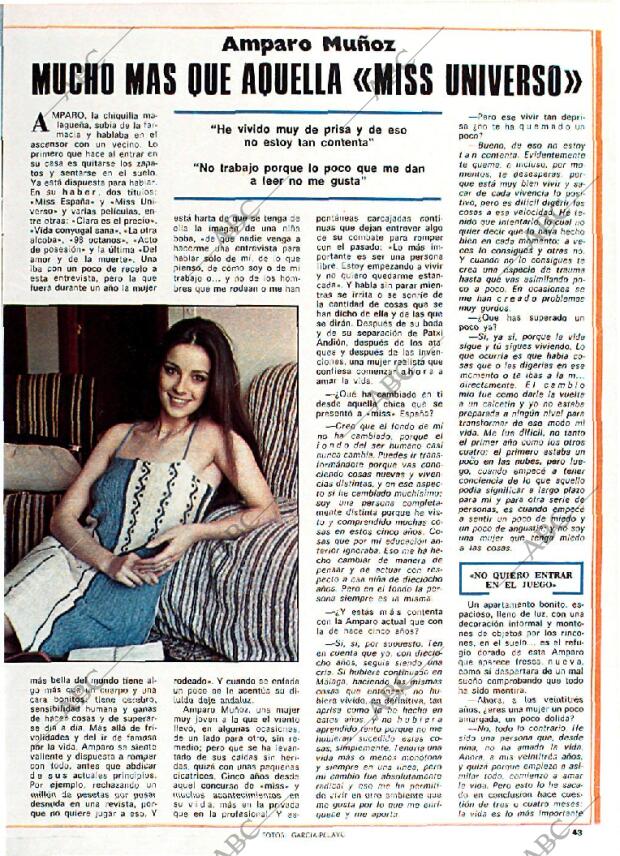 BLANCO Y NEGRO MADRID 28-06-1978 página 43