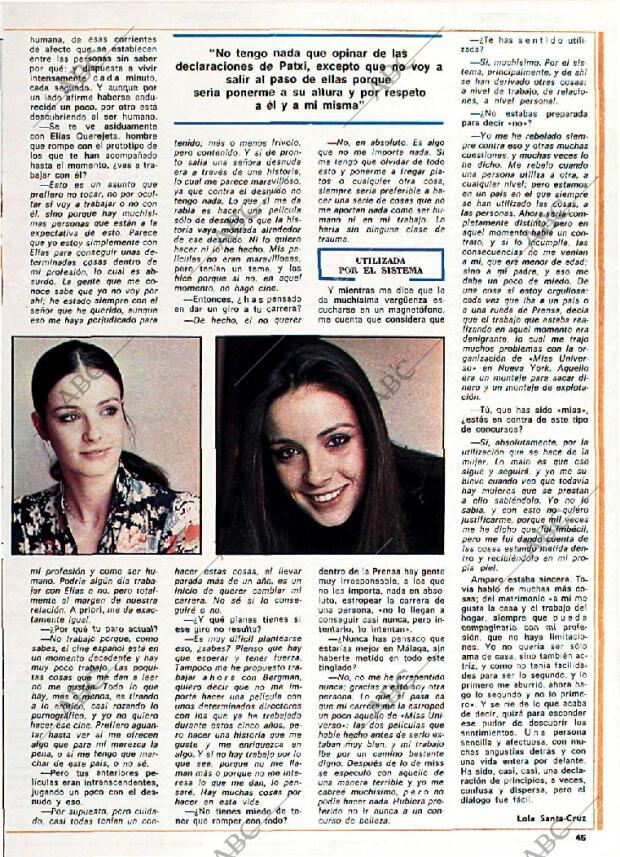 BLANCO Y NEGRO MADRID 28-06-1978 página 45