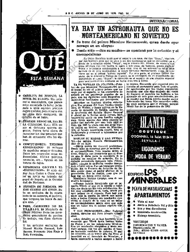 ABC SEVILLA 29-06-1978 página 30