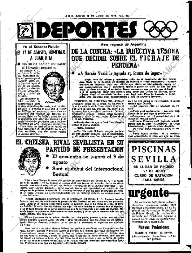 ABC SEVILLA 29-06-1978 página 51