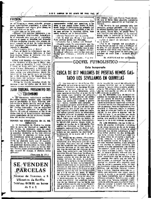 ABC SEVILLA 29-06-1978 página 52