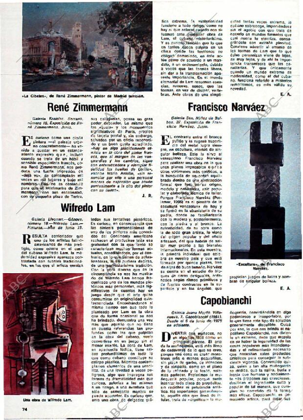 BLANCO Y NEGRO MADRID 05-07-1978 página 74