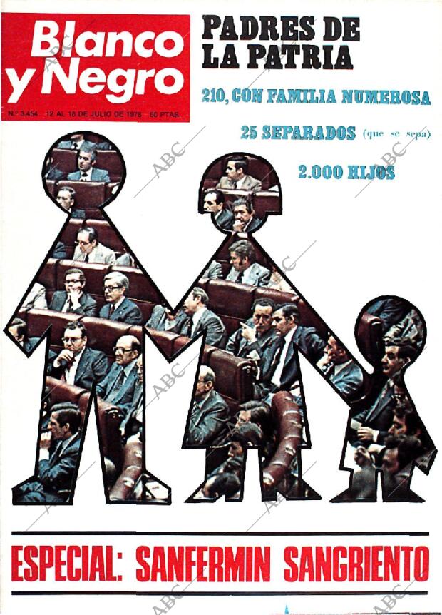 BLANCO Y NEGRO MADRID 12-07-1978 página 1