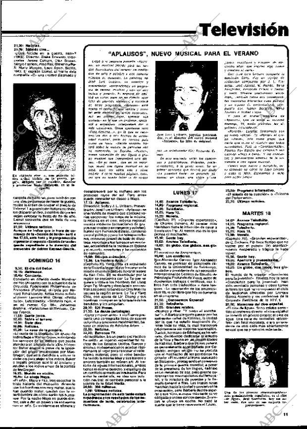 BLANCO Y NEGRO MADRID 12-07-1978 página 11