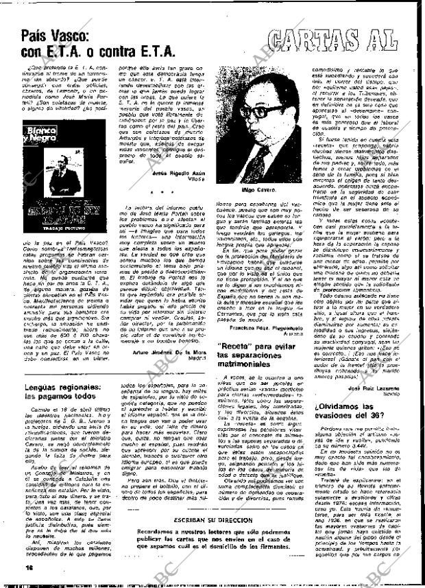 BLANCO Y NEGRO MADRID 12-07-1978 página 16