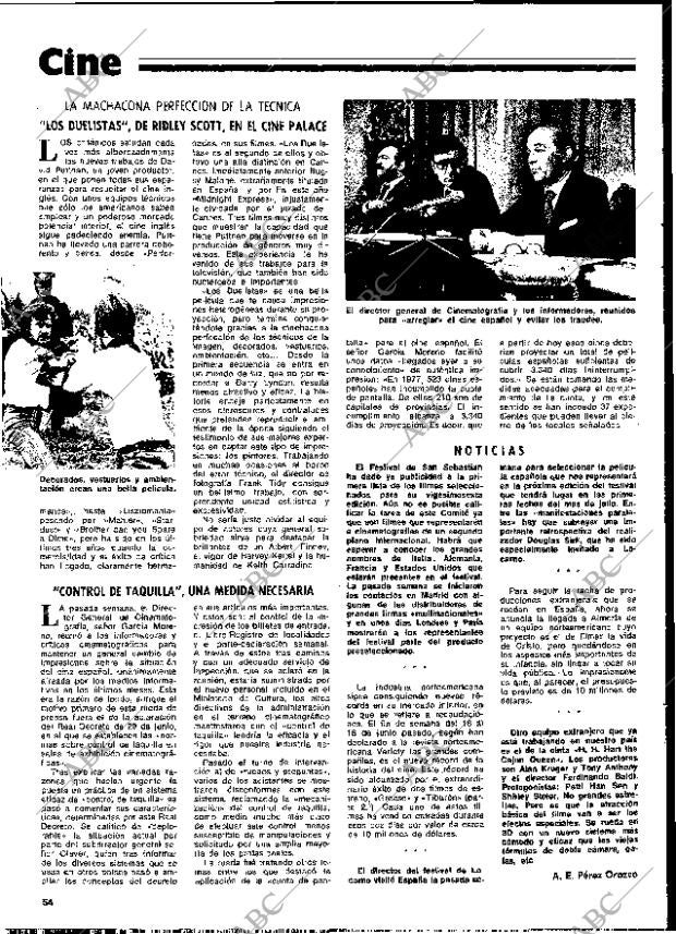 BLANCO Y NEGRO MADRID 12-07-1978 página 54