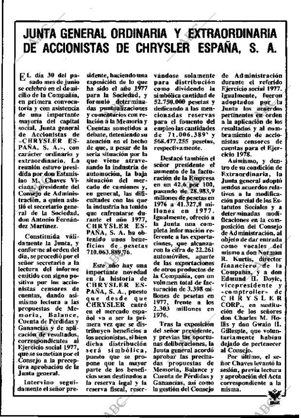 BLANCO Y NEGRO MADRID 12-07-1978 página 55