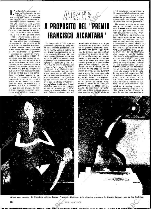 BLANCO Y NEGRO MADRID 12-07-1978 página 72