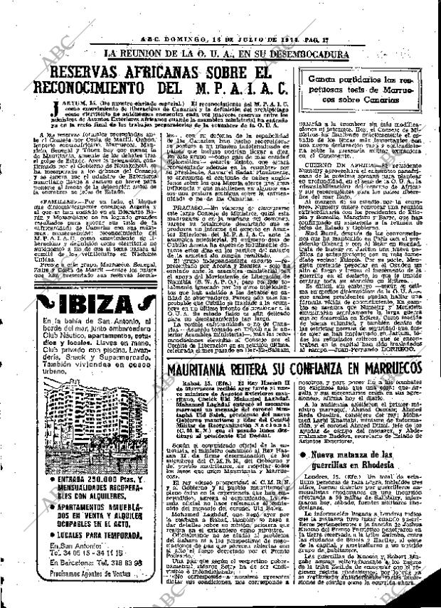 ABC MADRID 16-07-1978 página 33