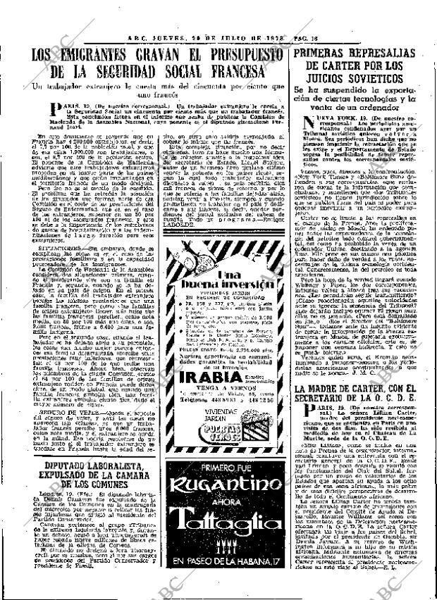 ABC MADRID 20-07-1978 página 28