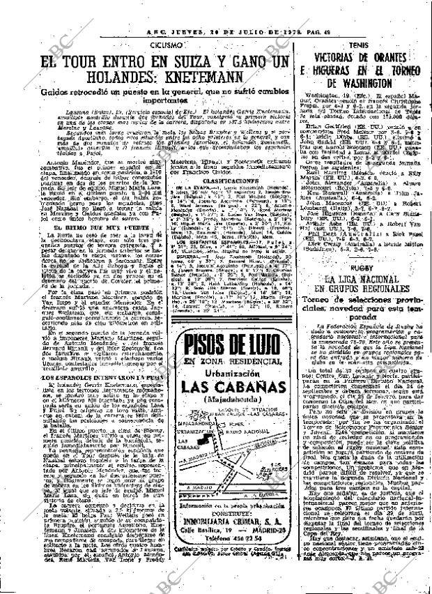 ABC MADRID 20-07-1978 página 61