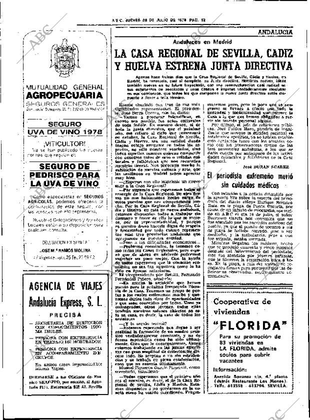 ABC SEVILLA 20-07-1978 página 20