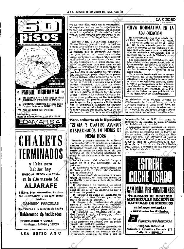 ABC SEVILLA 20-07-1978 página 28