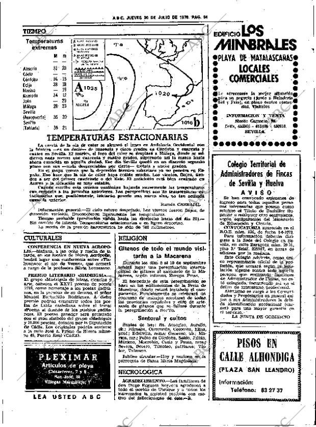 ABC SEVILLA 20-07-1978 página 39