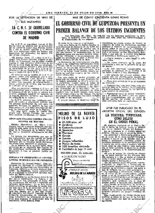 ABC MADRID 21-07-1978 página 22