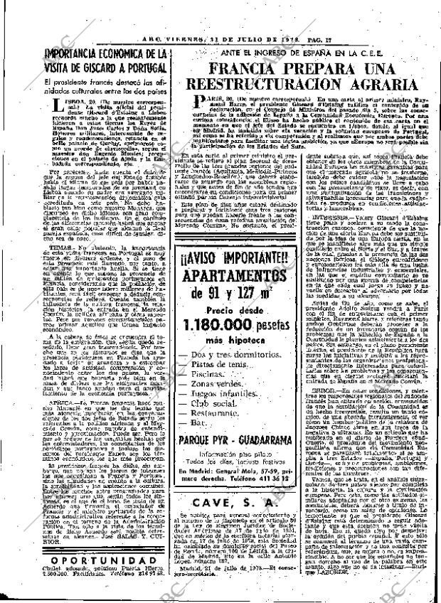 ABC MADRID 21-07-1978 página 29