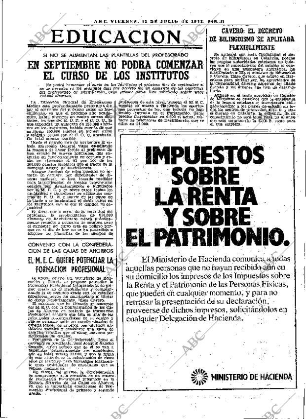 ABC MADRID 21-07-1978 página 33
