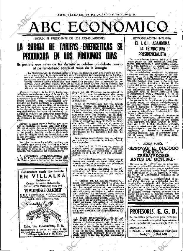 ABC MADRID 21-07-1978 página 43