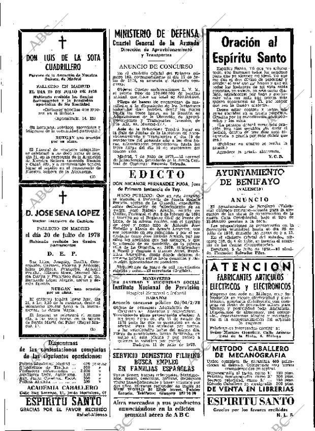 ABC MADRID 21-07-1978 página 74