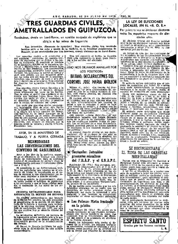 ABC MADRID 22-07-1978 página 22