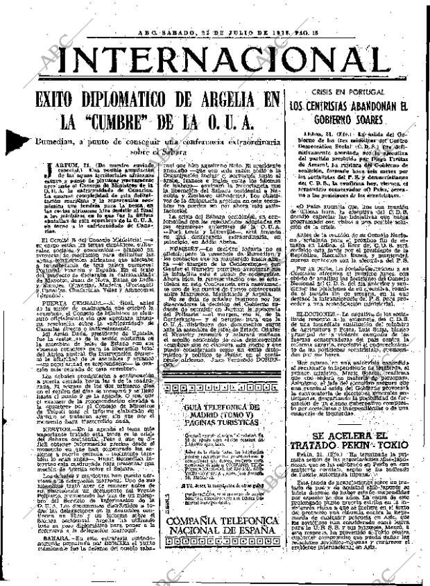 ABC MADRID 22-07-1978 página 23