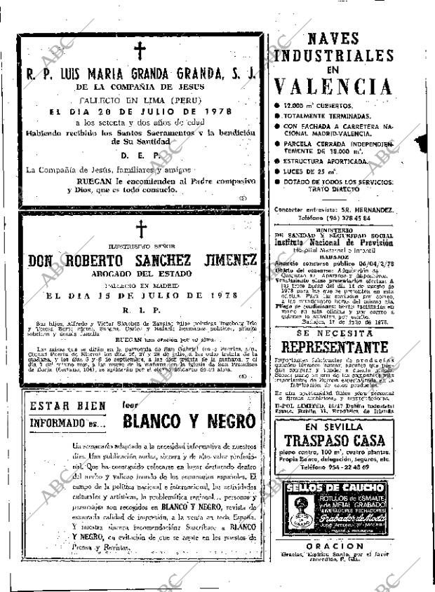 ABC MADRID 22-07-1978 página 62