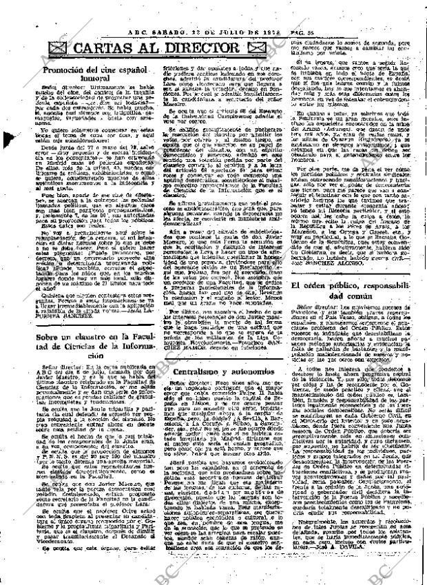 ABC MADRID 22-07-1978 página 63