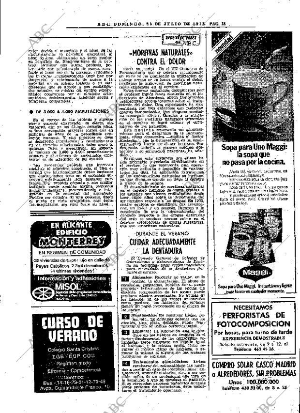 ABC MADRID 23-07-1978 página 43