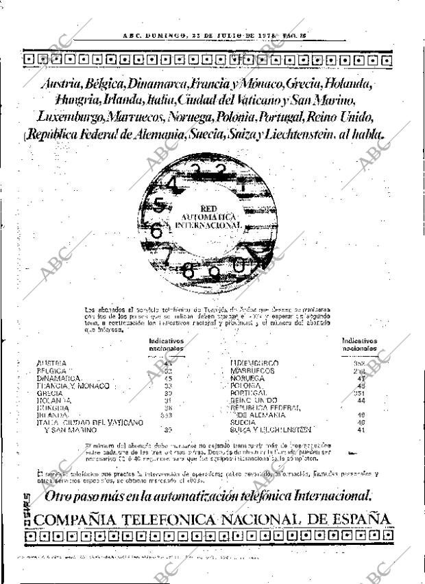 ABC MADRID 23-07-1978 página 48