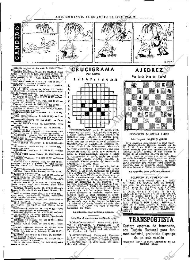 ABC MADRID 23-07-1978 página 62