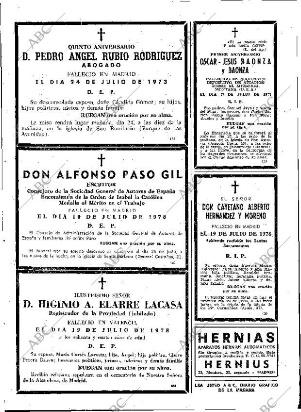 ABC MADRID 23-07-1978 página 72