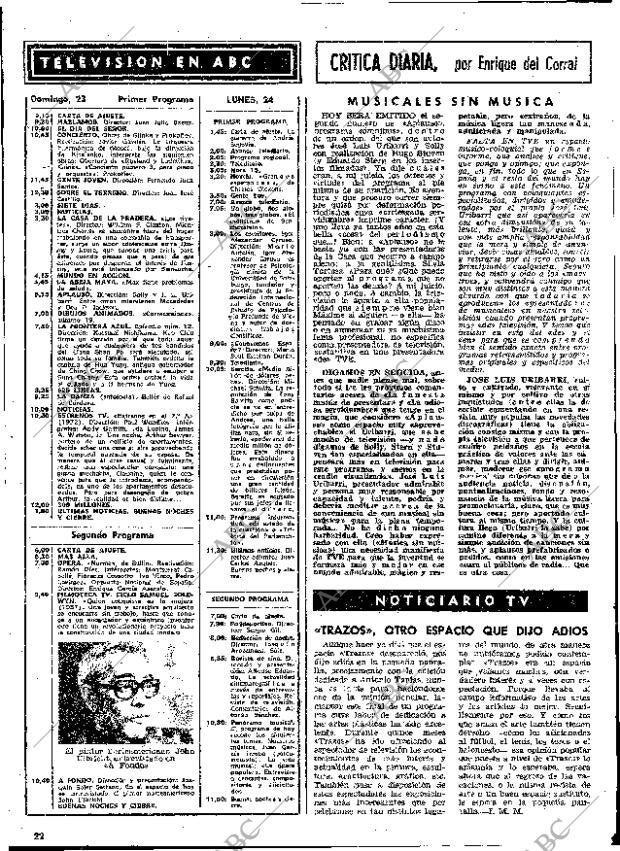 ABC MADRID 23-07-1978 página 86