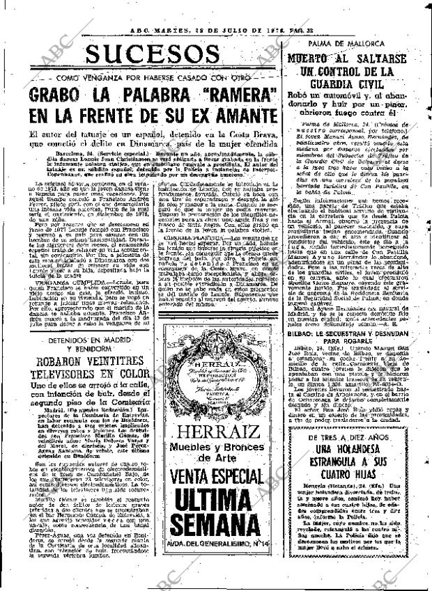 ABC MADRID 25-07-1978 página 41