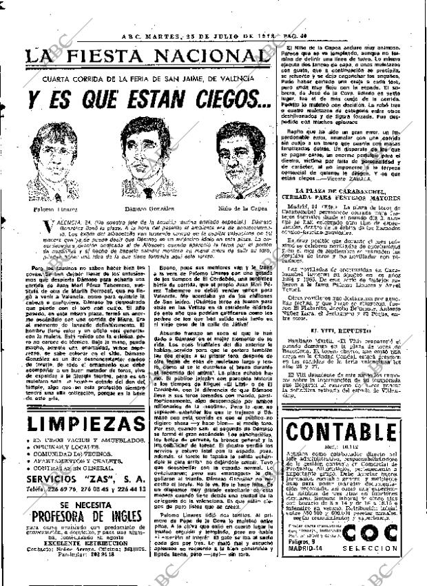 ABC MADRID 25-07-1978 página 48