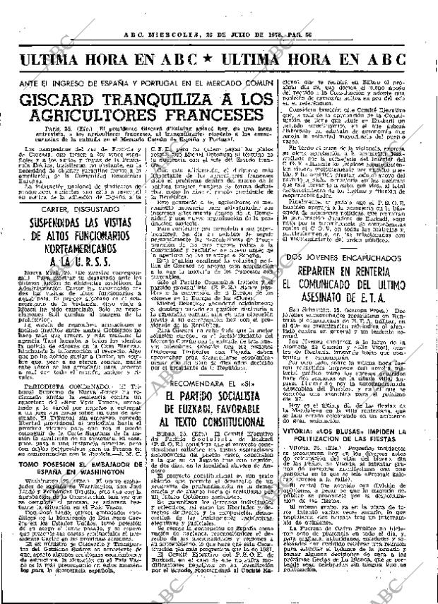 ABC MADRID 26-07-1978 página 68