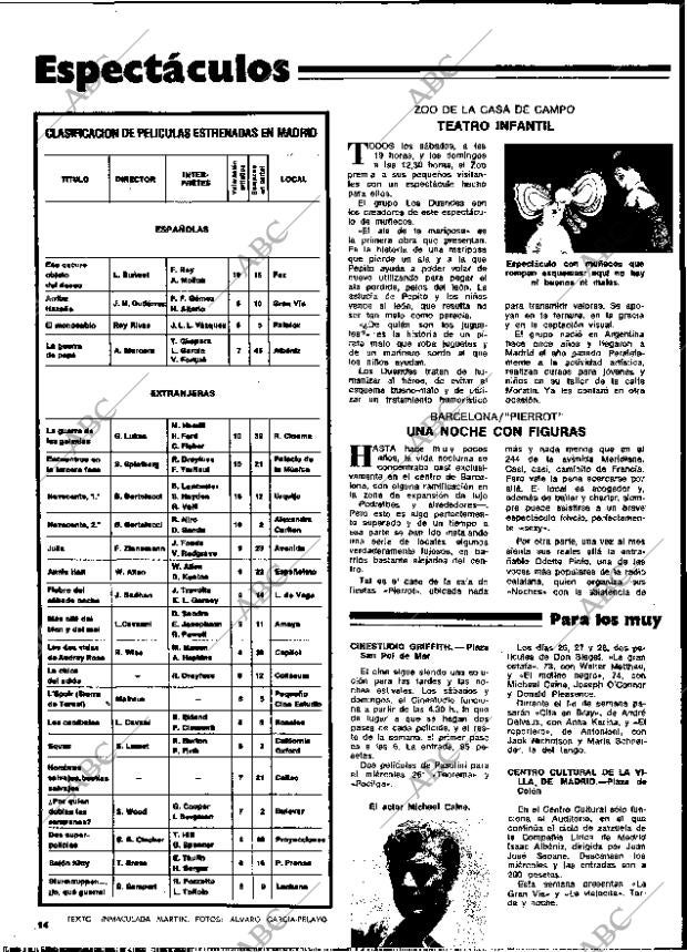 BLANCO Y NEGRO MADRID 26-07-1978 página 14