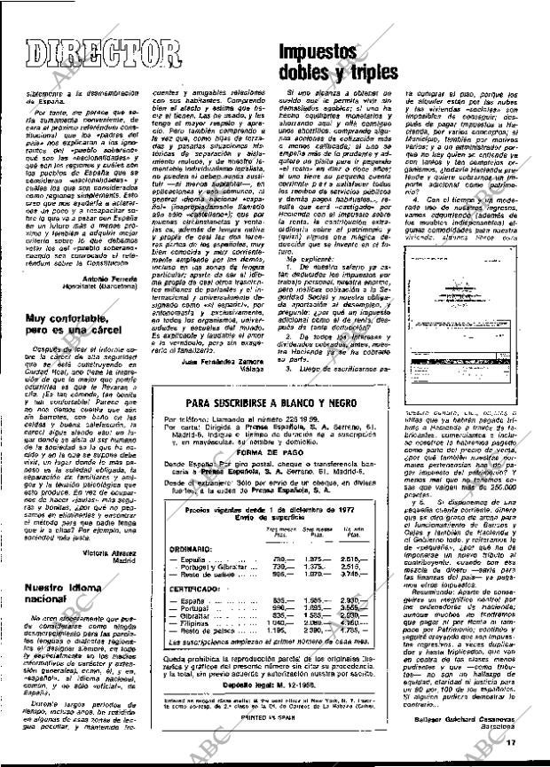 BLANCO Y NEGRO MADRID 26-07-1978 página 17