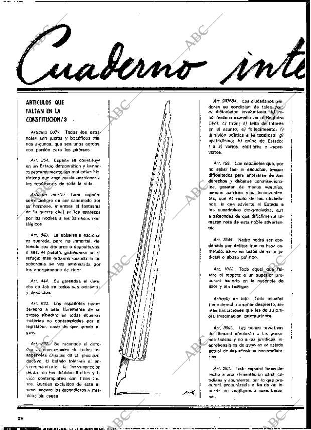 BLANCO Y NEGRO MADRID 26-07-1978 página 28