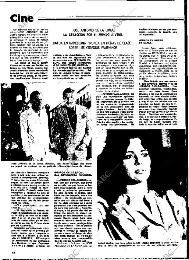 BLANCO Y NEGRO MADRID 26-07-1978 página 52