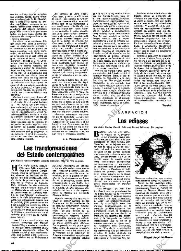 BLANCO Y NEGRO MADRID 26-07-1978 página 64