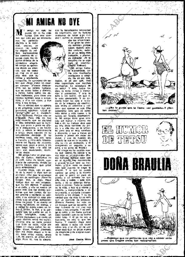 BLANCO Y NEGRO MADRID 26-07-1978 página 70