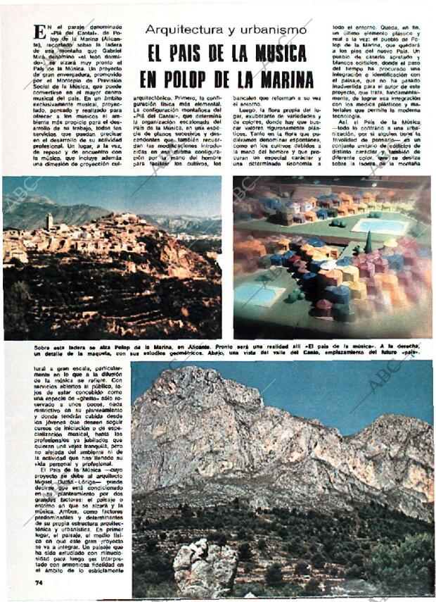 BLANCO Y NEGRO MADRID 26-07-1978 página 74