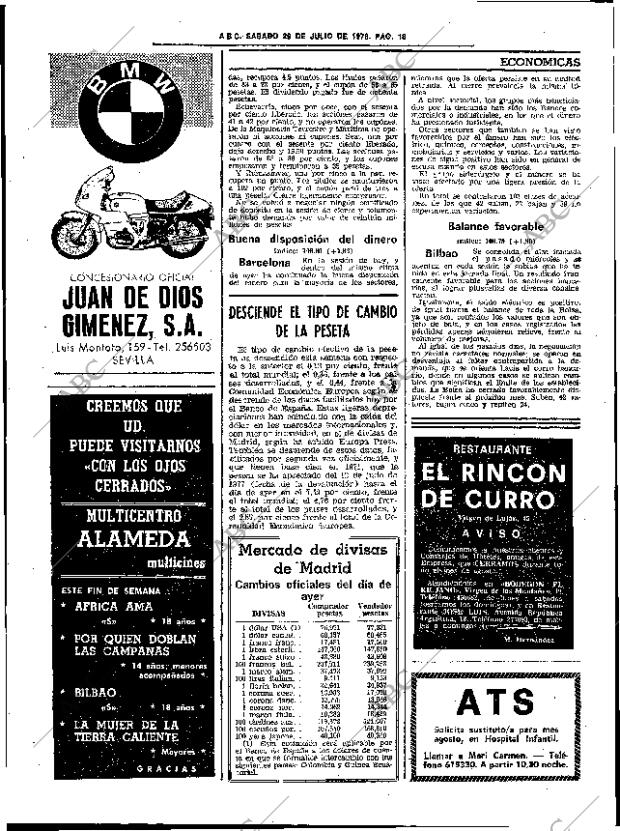 ABC SEVILLA 29-07-1978 página 26