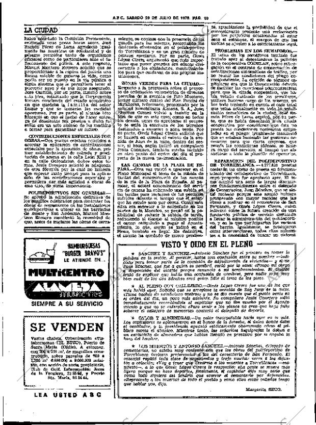 ABC SEVILLA 29-07-1978 página 28